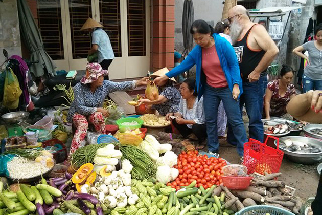 Saigon local market