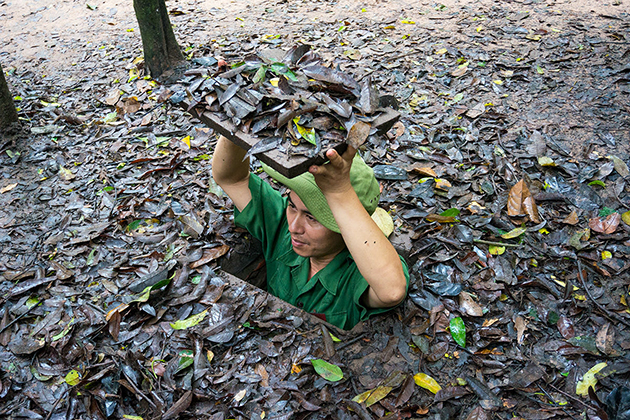 Cu Chi tunnel - Vietnam adventure tours