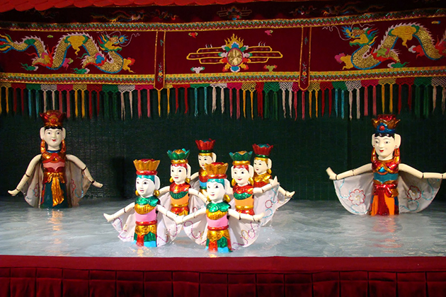 Water puppet show - Vietnam adventure vacation packages