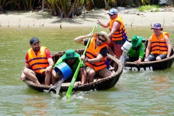 hoi an basket boat - Vietnam adventure tours