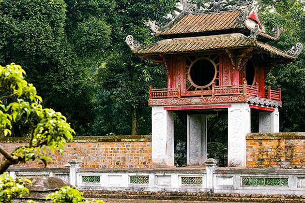 temple of literature the first university in Vietnam