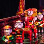 the water puppet performance in hanoi