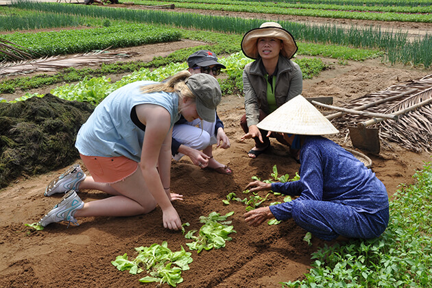 hoi an farming tour with family