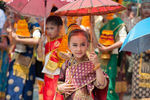 Traditional Costumes of Laotians