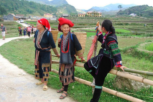Y Linh Ho village with ethnic minorities