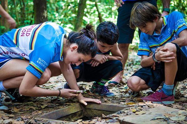 explore cu chi tunnels with kids