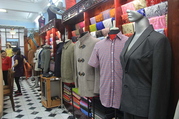 Tailor-made outfits in hoi an