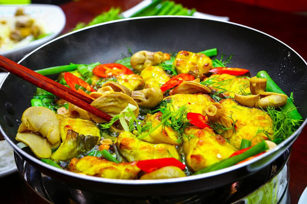 cha ca hanoi grilled fish vietnamese food tours from hanoi