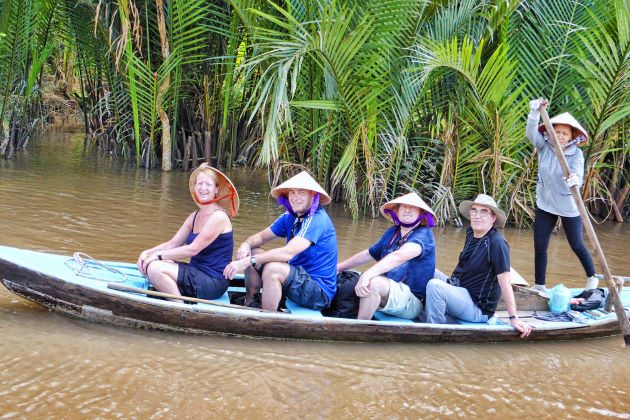 boat trip in mekong delta vietnam