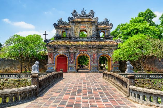 east gate in hue imperial city