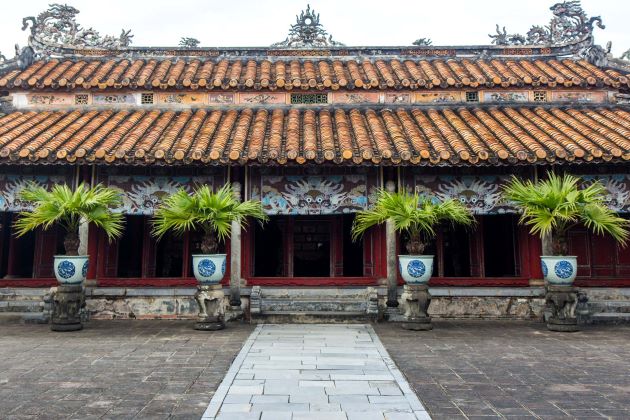 a palace inside hue imperial city