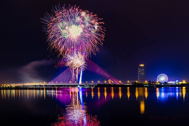 da nang international firework festival in may
