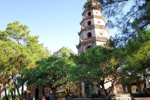 thien mu pagoda is a must visit attraction in hue