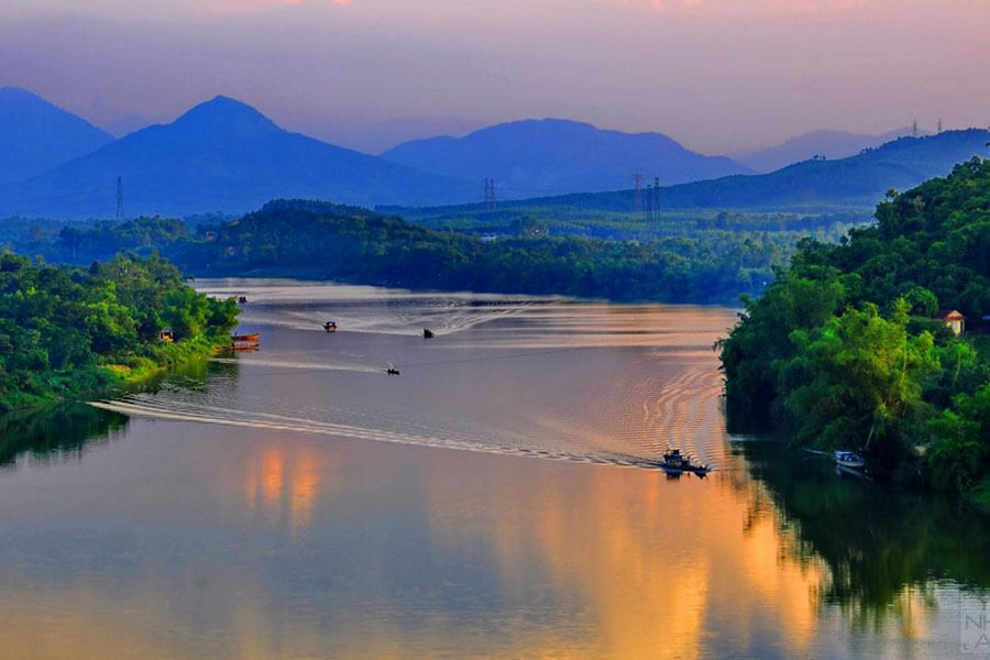 Perfume River in Hue