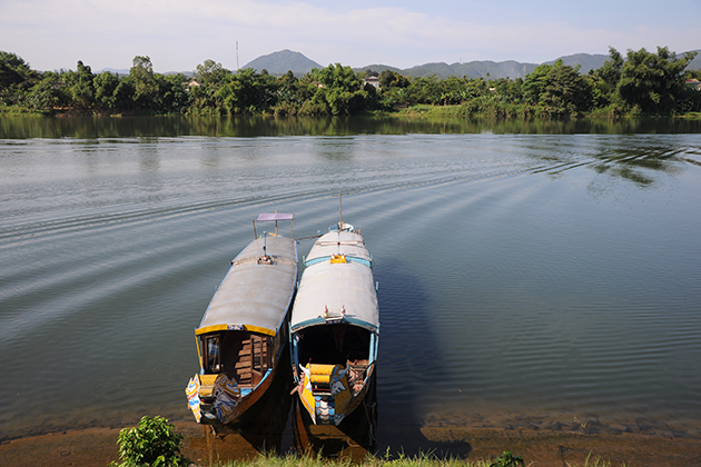 perfume river in hue