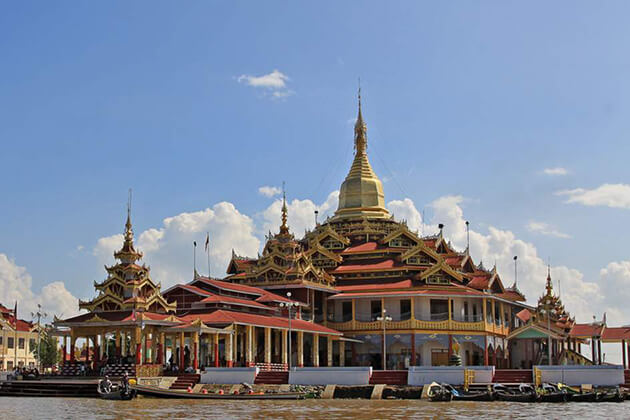 Phaung Daw Oo Pagoda in inle lake