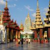 Shwedagon Pagoda in yangon myanmar