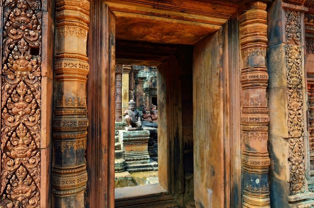 Banteay Srei in siem reap cambodia