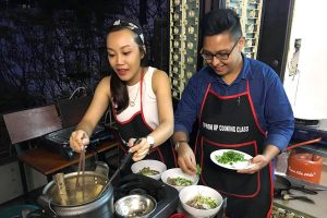 Made Vietnamese Dishes with Apron Up Cooking Class