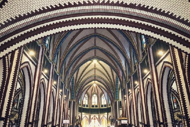 St Mary’s Cathedral in yangon, burma