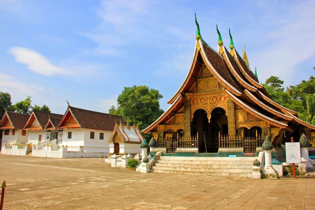 Wat Xiengthong in luang prabang laos