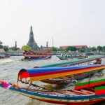 long tail boat at Chao Phraya River