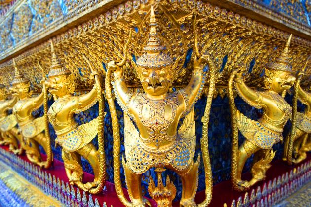 the Royal Grand Palace in bangkok