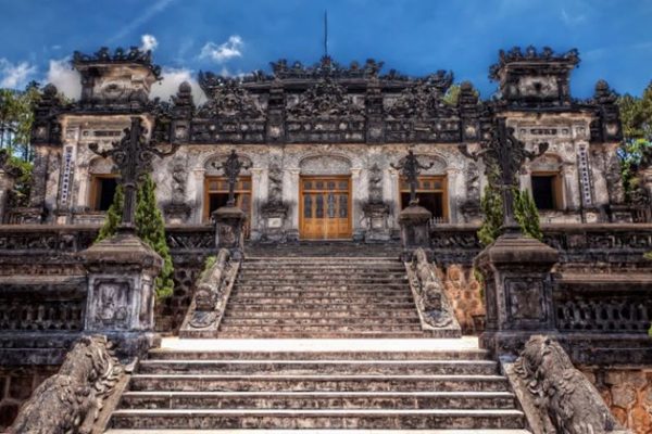 khai dinh royal tomb in hue