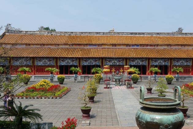 royal palace in hue imperial citadel