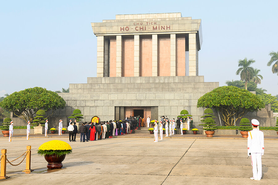 Ho Chi Minh Mausoleum in Hanoi