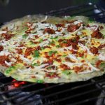 grilled rice paper vietnamese pizza