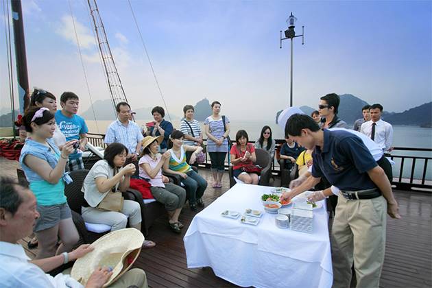 join in cooking class in halong bay vietnam tour in 3 weeks