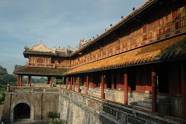 the imperial city in hue