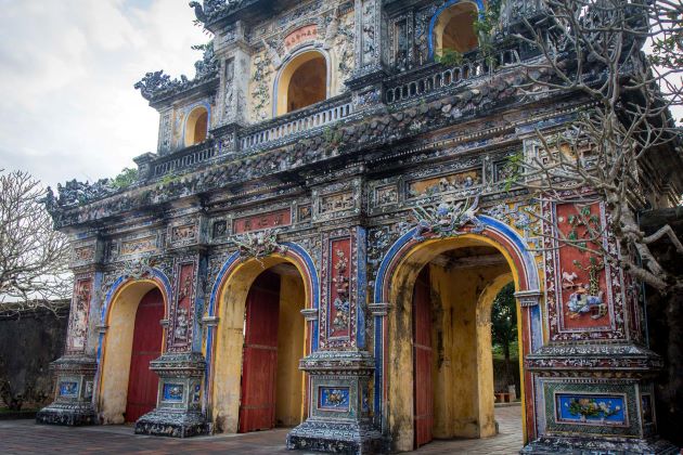 the stunning gate at hue imperial citadel