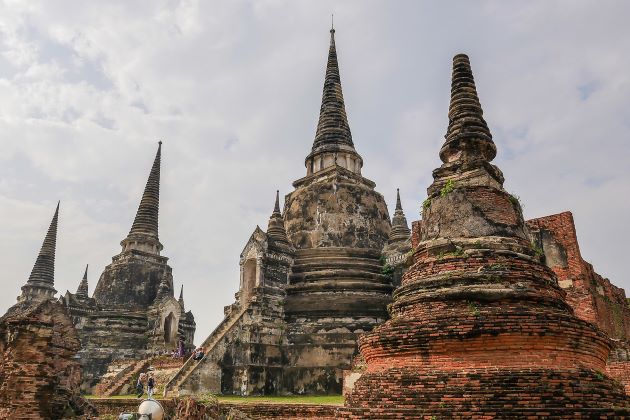 Wat Phra Si Sanphet in thailand