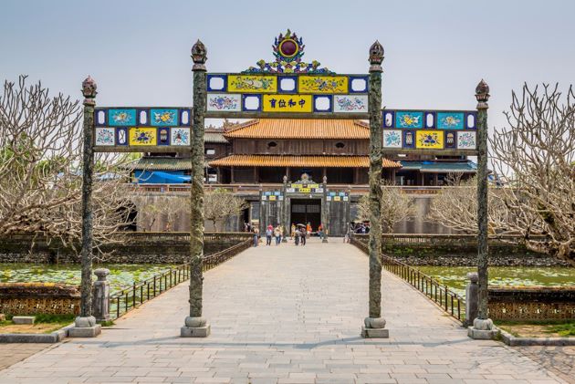 The Meridian Gate in Hue Imperial city