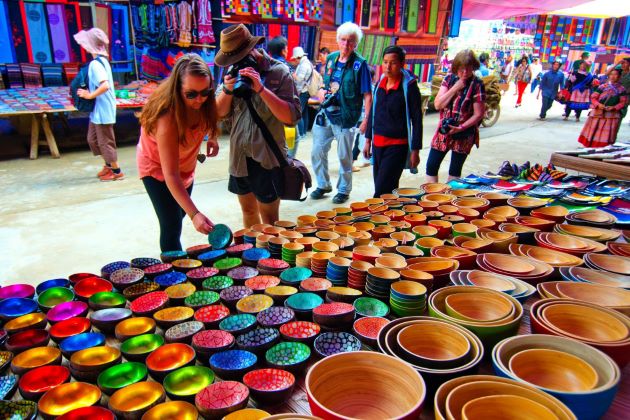 shopping at bac ha sunday market