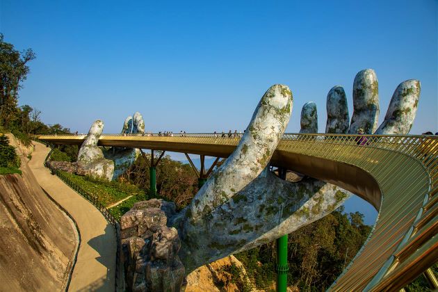 the golden bridge in danang luxury tours in vietnam