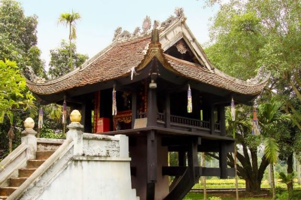 explore the iconic one pillar pagoda