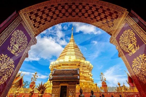 Doi Suthep Temple in chiang mai thailand