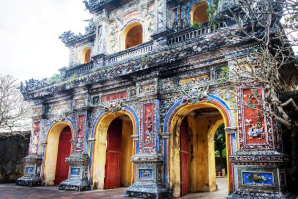 entrance gate in hue imperial citadel