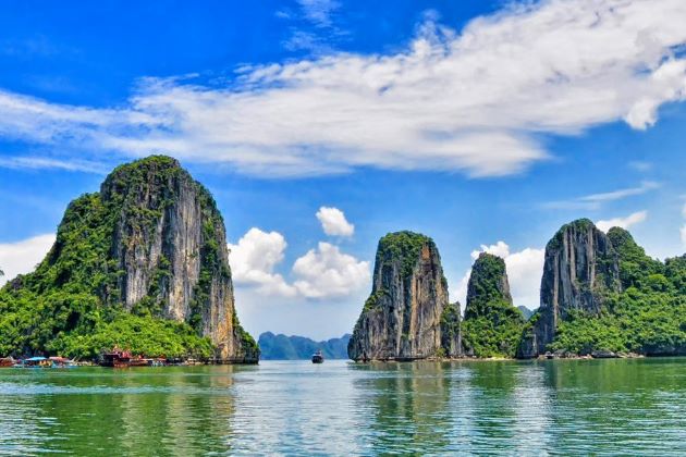 halong bay in quang ninh vietnam