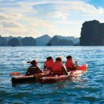 kayaking exploration in halong bay