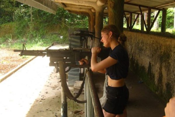 shooting in cu chi tunnels