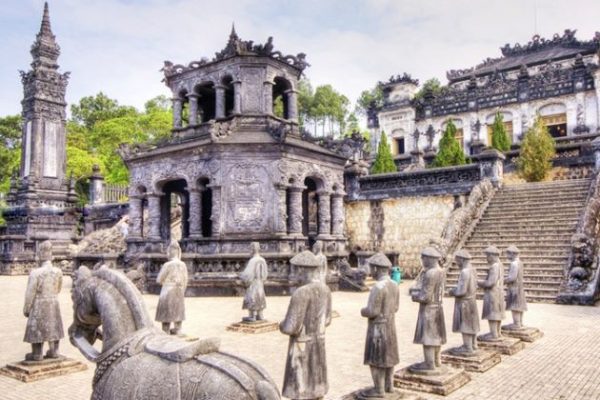 tomb of khai dinh king in hue