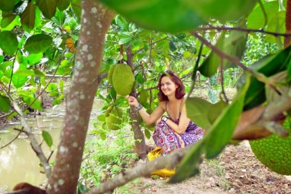 visit fruit orchard in mekong delta