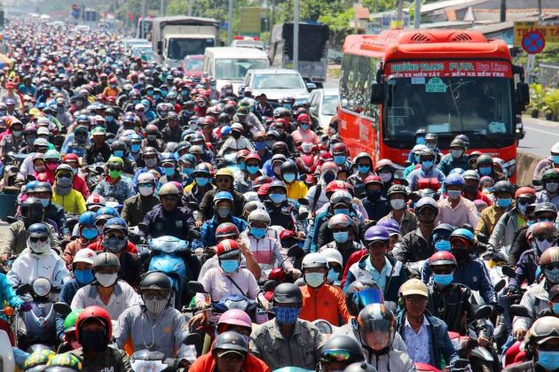 Traffic Jams in Ho Chi Minh City