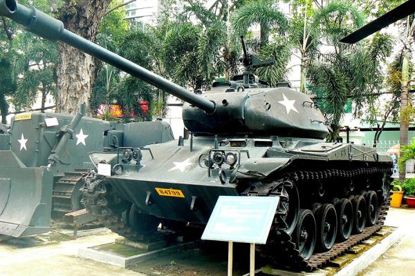 American Battle Tanks In War Remnants Museum