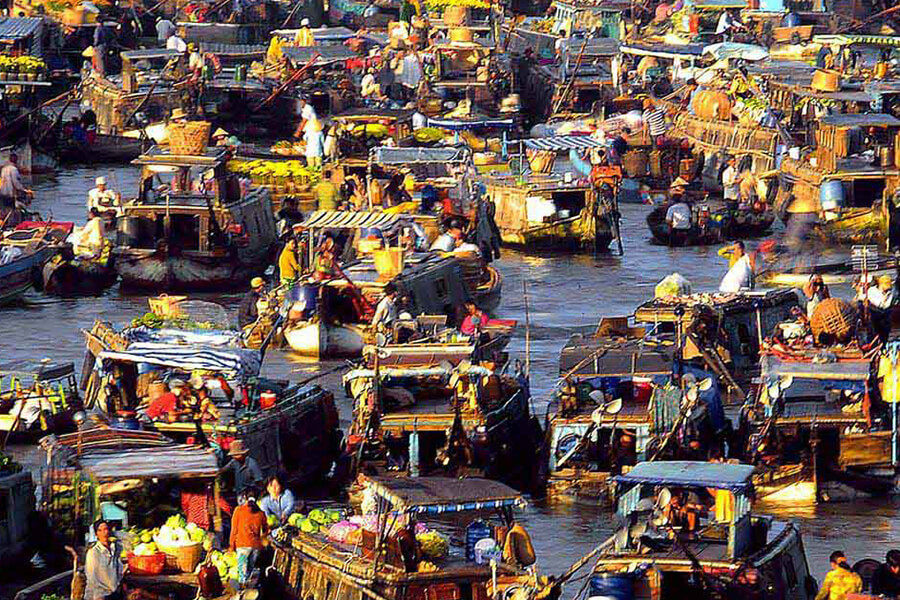 Cai Be Floating Market