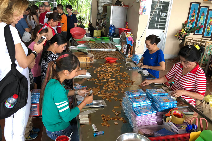 Coconut Candy Workshop In Mekong
